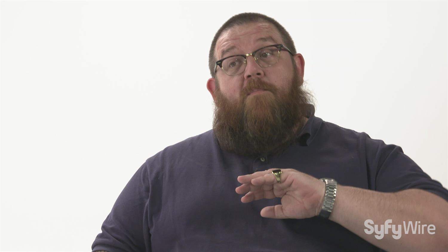Into the Badlands' Nick Frost on Bajie Being a Warrior in the Sheets Into the Badlands' Nick Frost on Bajie Being a Warrior in the Sheets