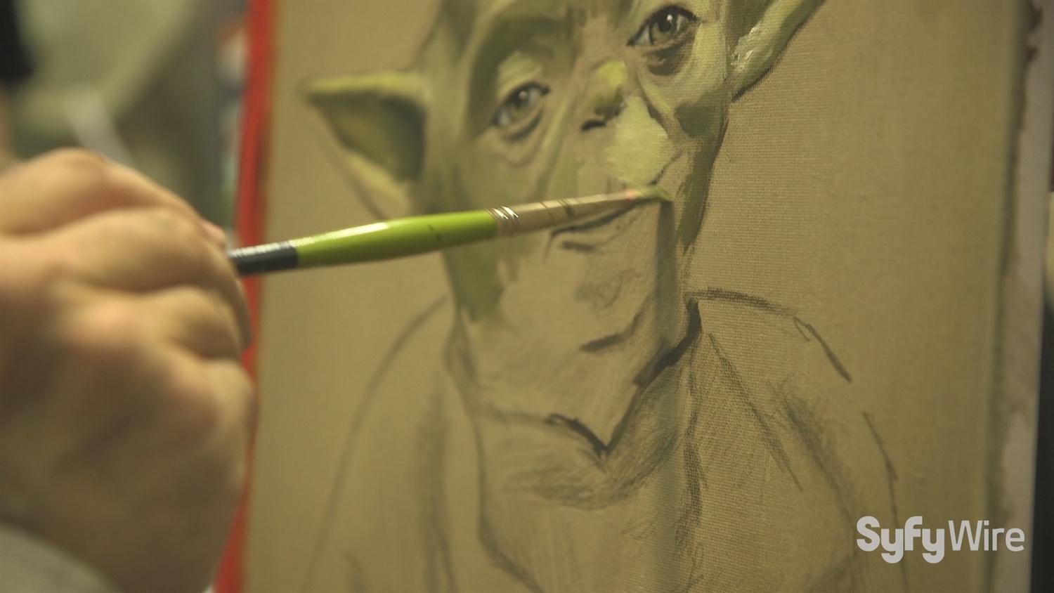 Watch Yoda from Star Wars Be Painted Watch Yoda from Star Wars Be Painted
