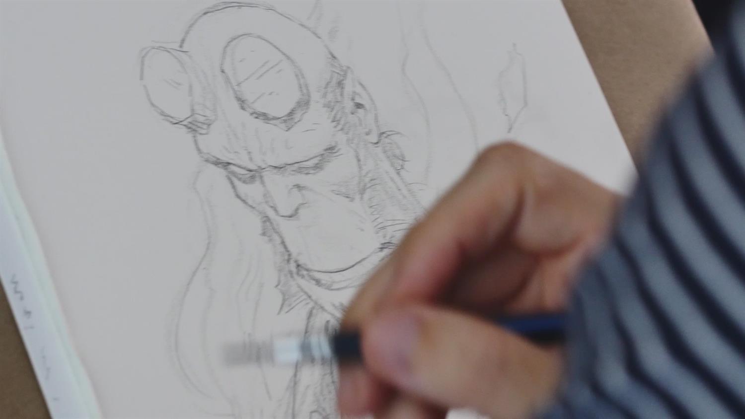Watch Paolo Rivera Sketch Hellboy Watch Paolo Rivera Sketch Hellboy