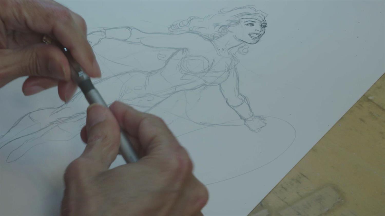Watch George Perez Sketch Wonder Woman Watch George Perez Sketch Wonder Woman