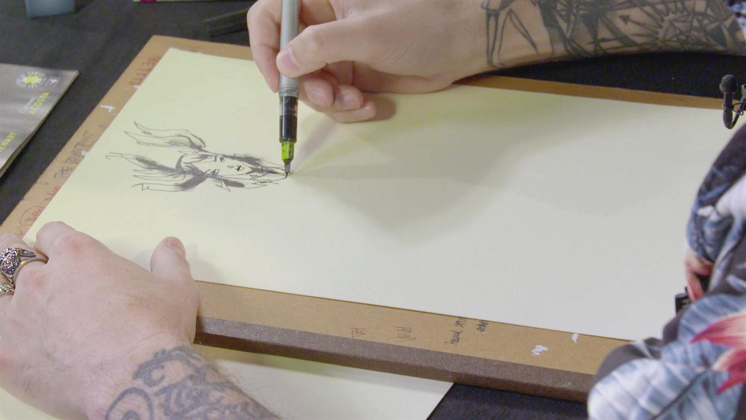 Watch Comic Book Artist Jim Mahfood Sketch Grrl Scouts Watch Comic Book Artist Jim Mahfood Sketch Grrl Scouts