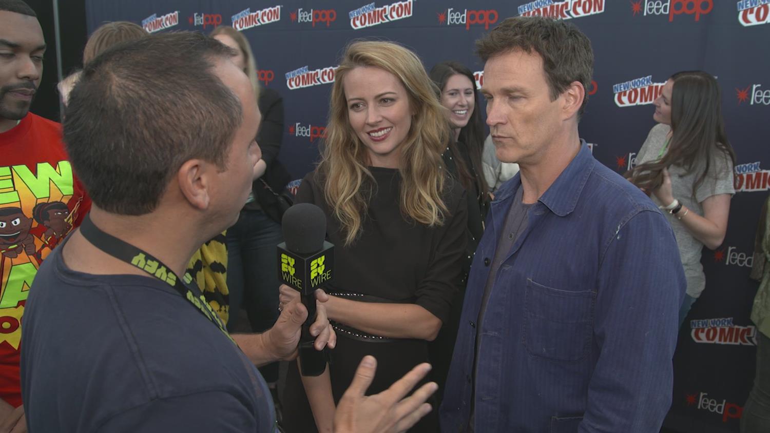 X-Men/The Gifted Amy Acker and Stephen Moyer: Not Your Typical Parents X-Men/The Gifted Amy Acker and Stephen Moyer: Not Your Typical Parents