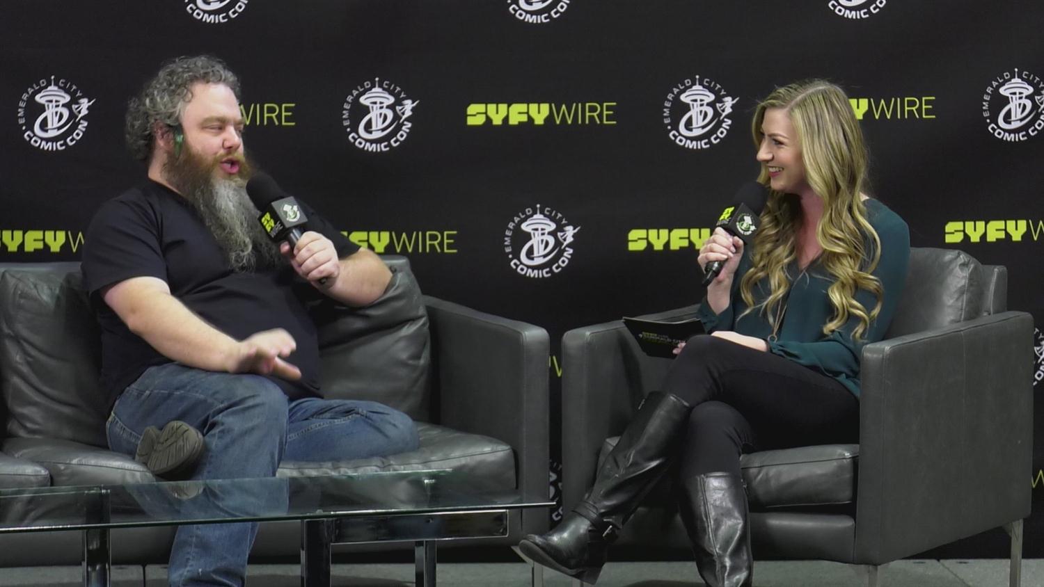 The Kingkiller Chronicles Writer Patrick Rothfuss Walks about Writer Magic (Emerald City Comic Con) The Kingkiller Chronicles Writer Patrick Rothfuss Walks about Writer Magic (Emerald City Comic Con)