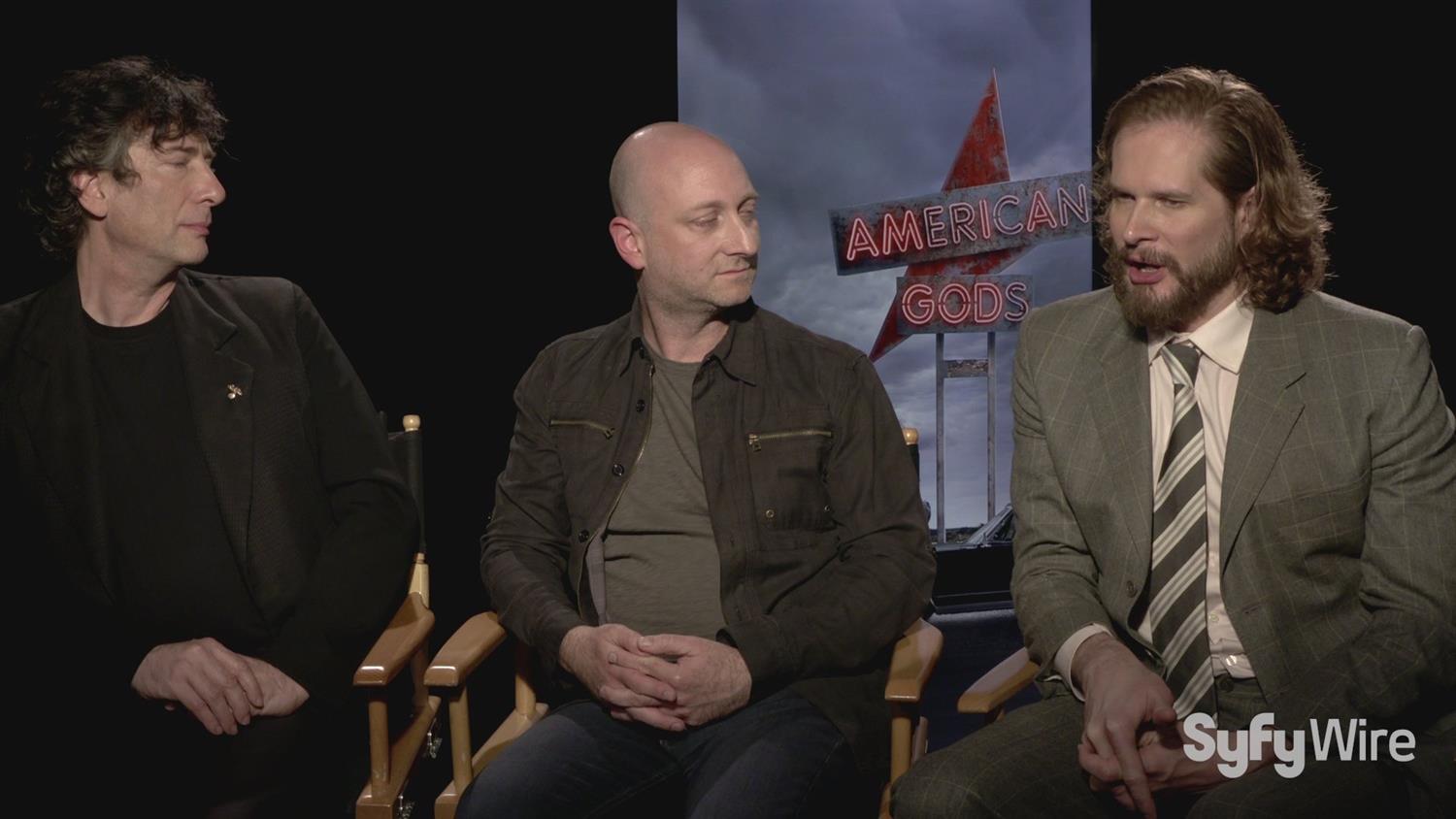 American Gods' Neil Gaiman and Bryan Fuller on Book to Screen American Gods' Neil Gaiman and Bryan Fuller on Book to Screen
