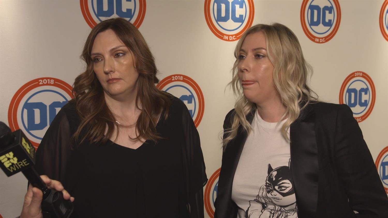 Julie and Shawna Benson on a White Canary Comic, The 100 and More Julie and Shawna Benson on a White Canary Comic, The 100 and More