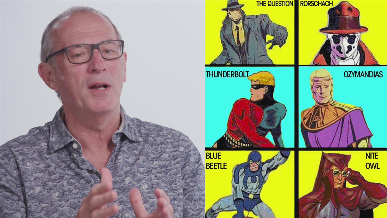 Watchmen Artist Dave Gibbons on Character Inspirations Watchmen Artist Dave Gibbons on Character Inspirations