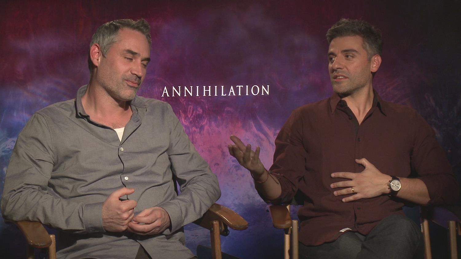 Annihilation's Oscar Isaac on Balancing Star Wars and More Annihilation's Oscar Isaac on Balancing Star Wars and More