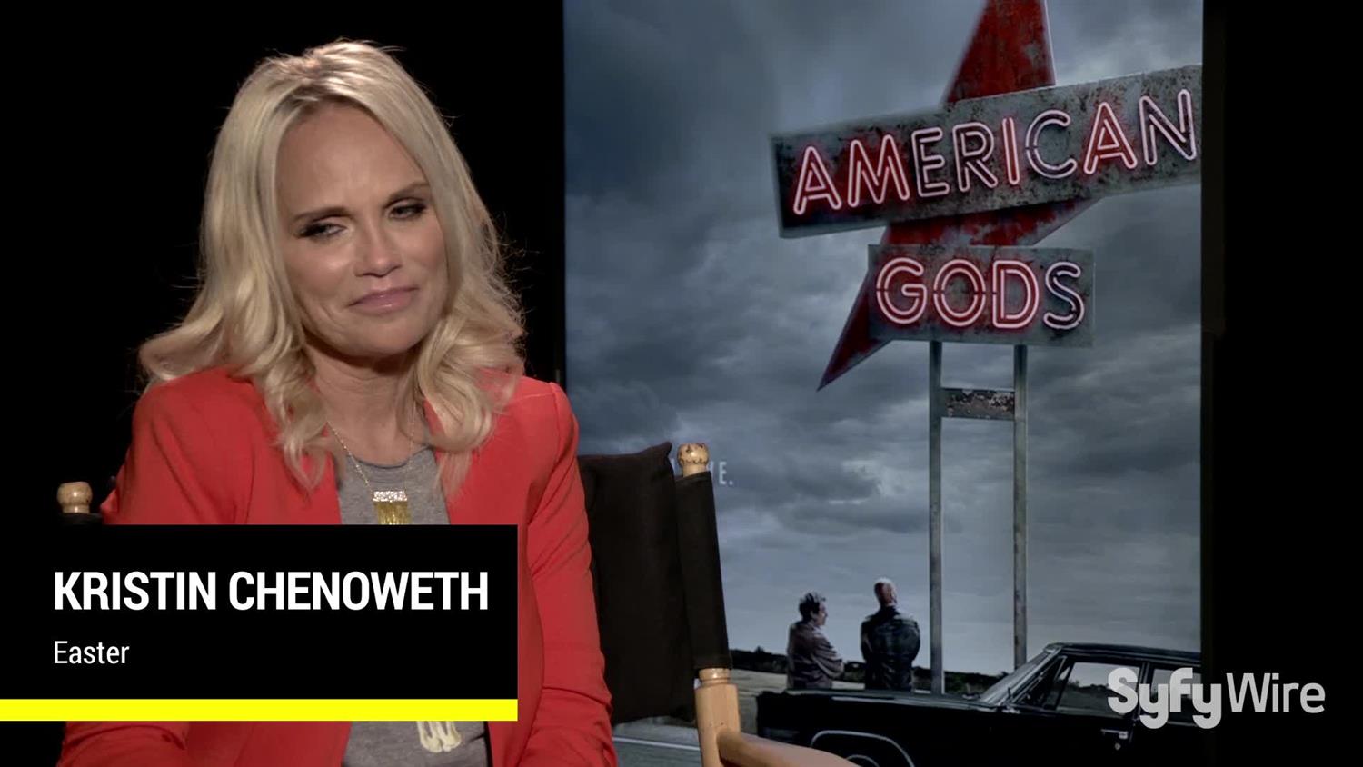 American Gods' Kristin Chenoweth on Reuniting with Bryan Fuller American Gods' Kristin Chenoweth on Reuniting with Bryan Fuller